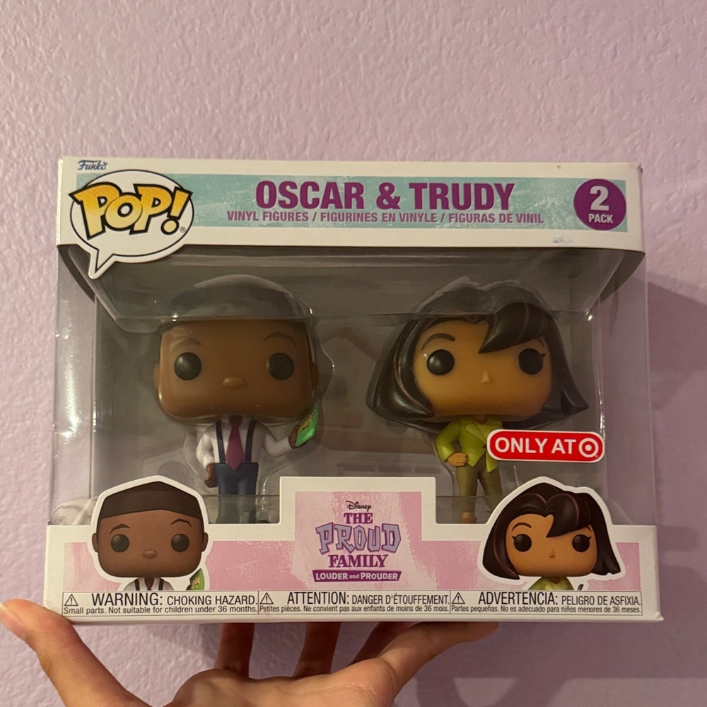 Funko Pop The Proud Family Oscar & Trudy Vinyl Figures - Multicolor